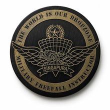 Load image into Gallery viewer, Stainless Steel Freefall Instructor Patch
