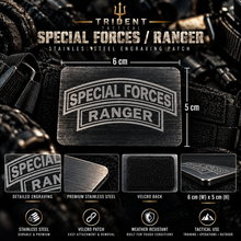 Load image into Gallery viewer, Stainless Steel Special Forces / Ranger Patch