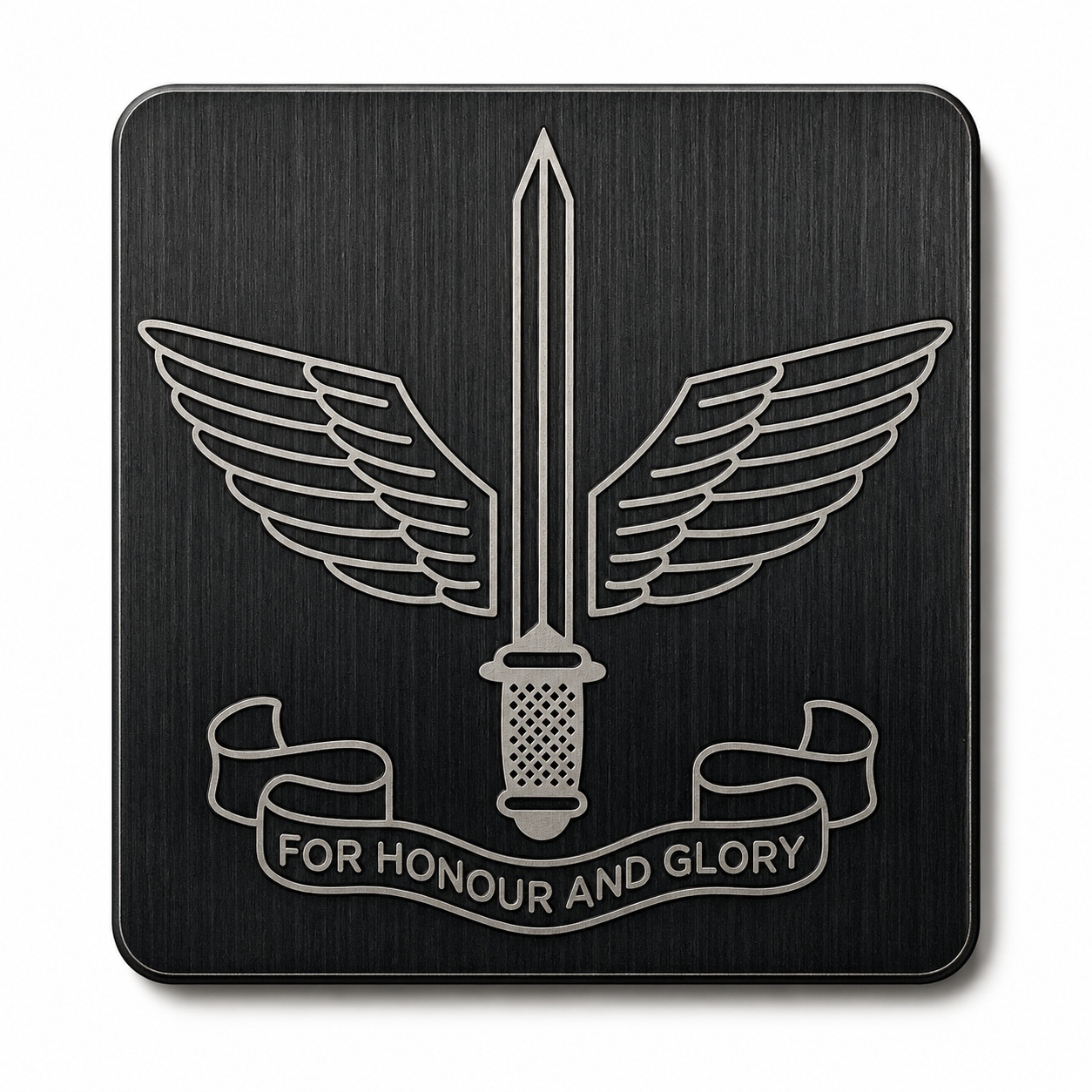 Commando Stainless Steel Patch – Trident Tactical