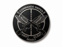 Load image into Gallery viewer, Stainless Steel Commando Sniper Patch
