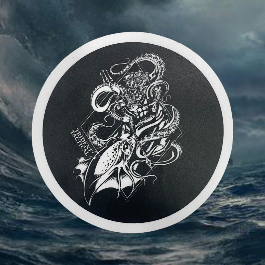 Round Trident Sticker Trident Tactical Sticker Decal Bundle